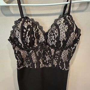 Black Lace body shaping dress